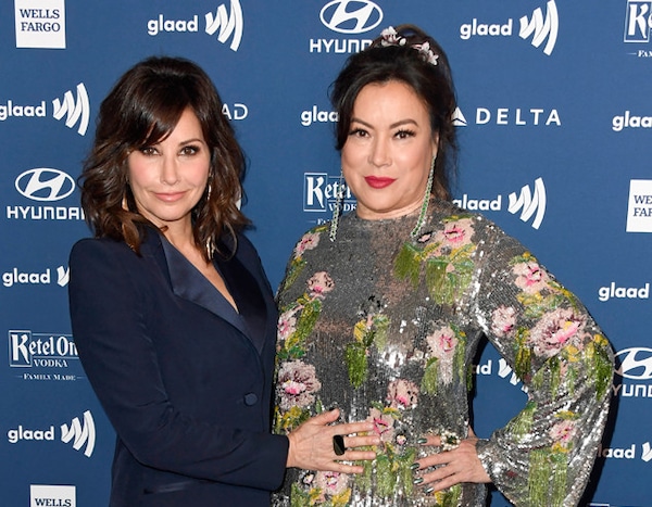 Gina Gershon & Jennifer Tilly from 2019 GLAAD Media Awards: Red Carpet